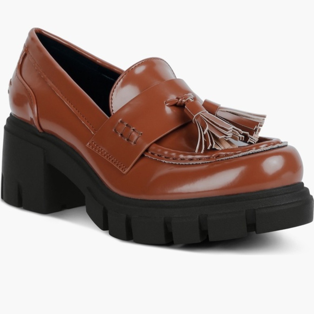 London Rag Platform Loafers Sz 6 NWOB